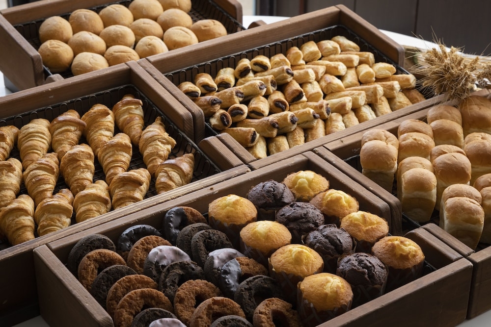 뷔페 아침 식사