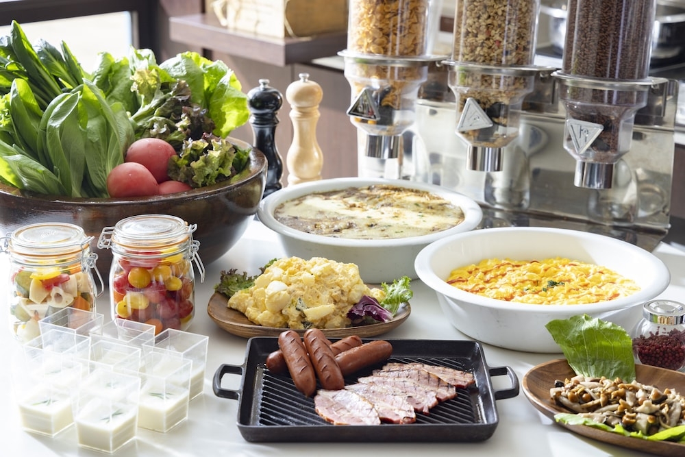 뷔페 아침 식사