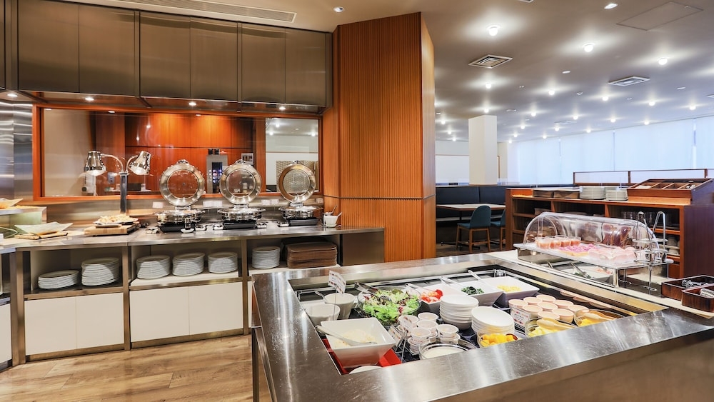 뷔페 아침 식사