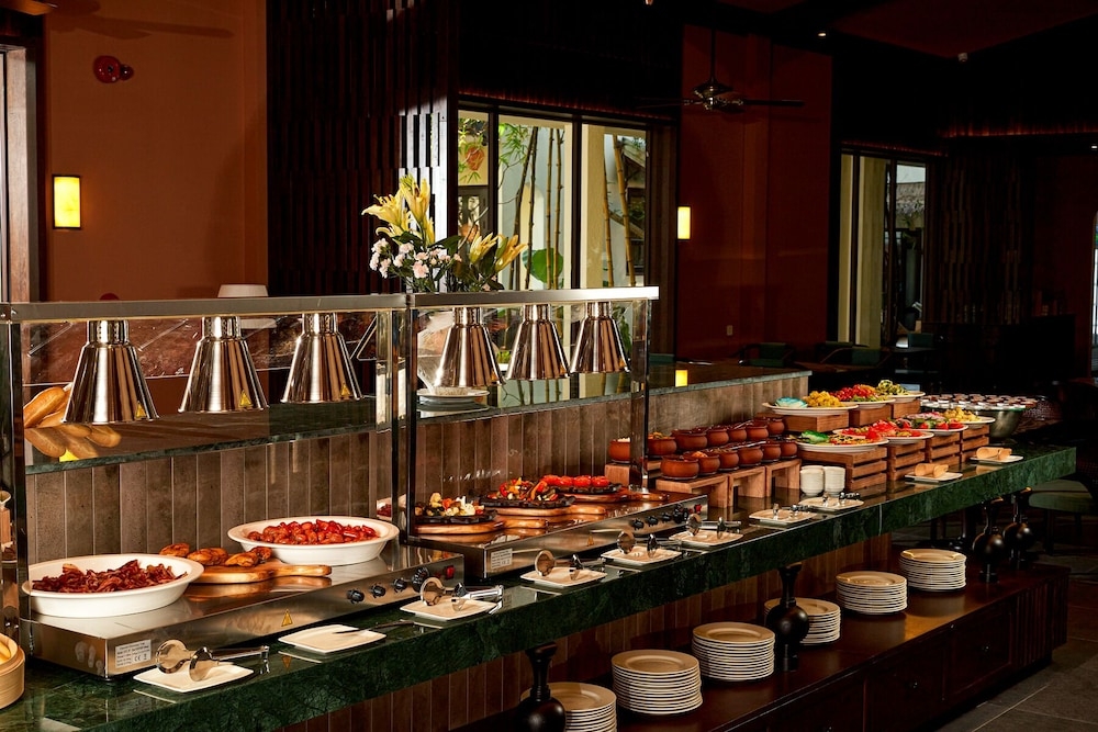 뷔페 아침 식사