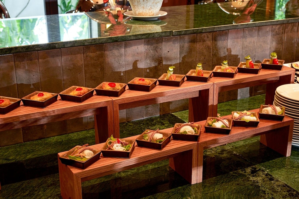 뷔페 아침 식사