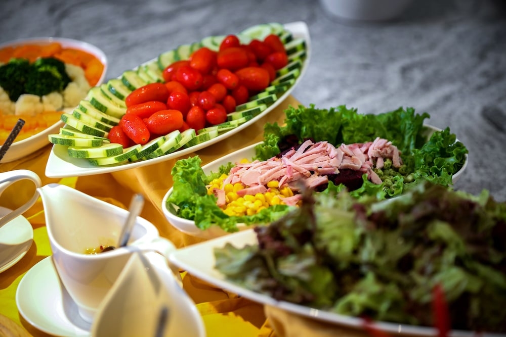 뷔페 아침 식사