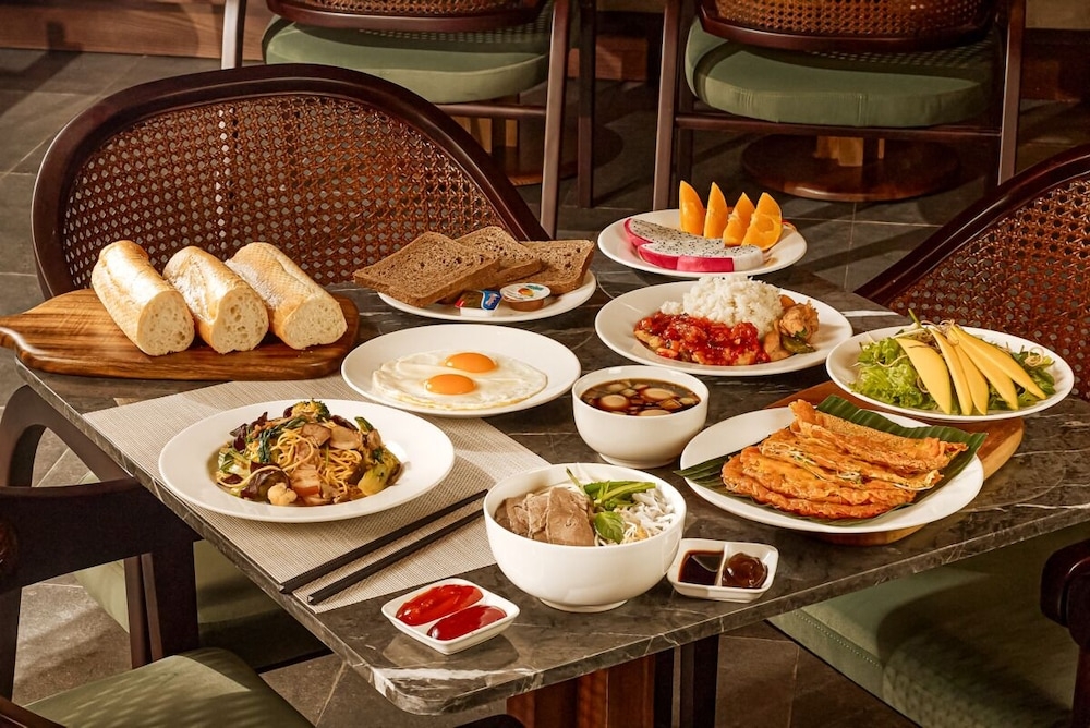 뷔페 아침 식사