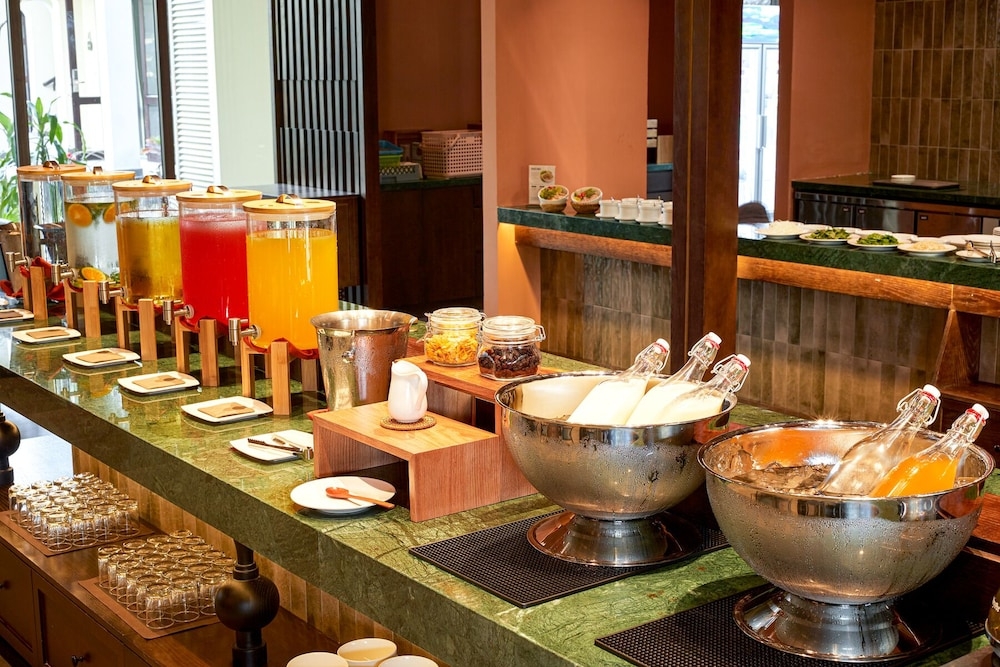 뷔페 아침 식사