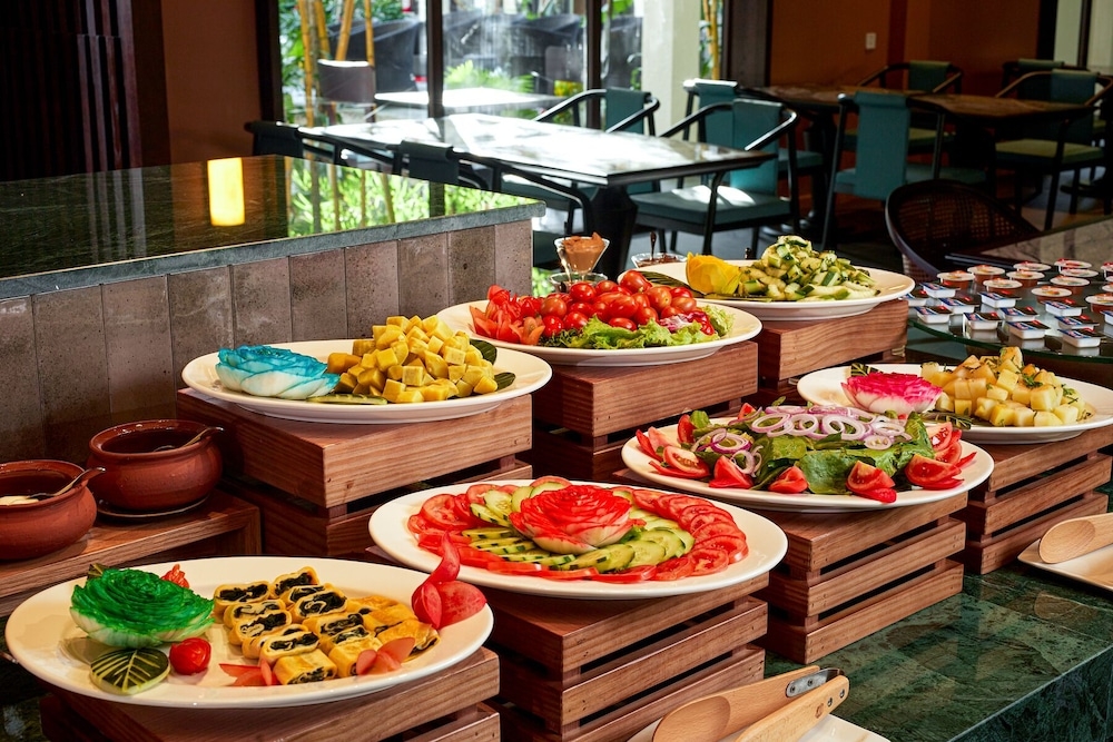 뷔페 아침 식사