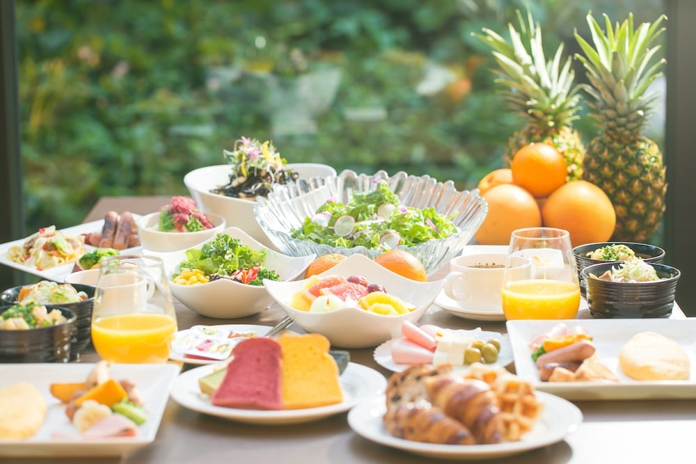 뷔페 아침 식사