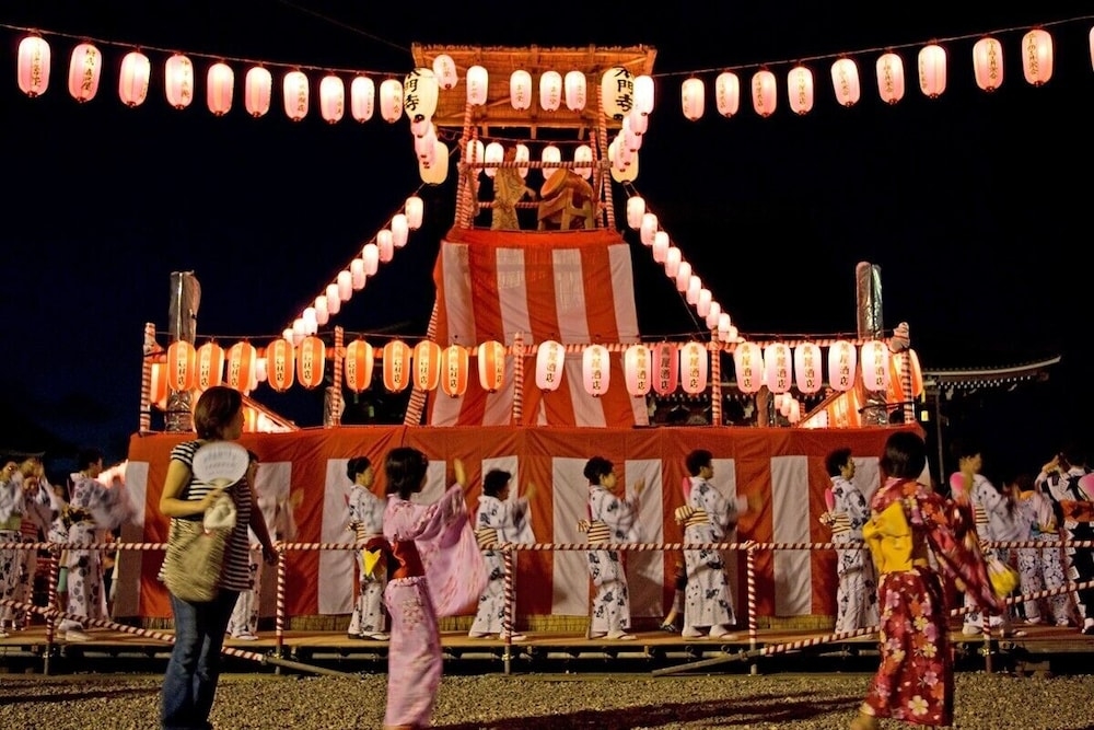 숙박 시설에서 보는 주변 전망
