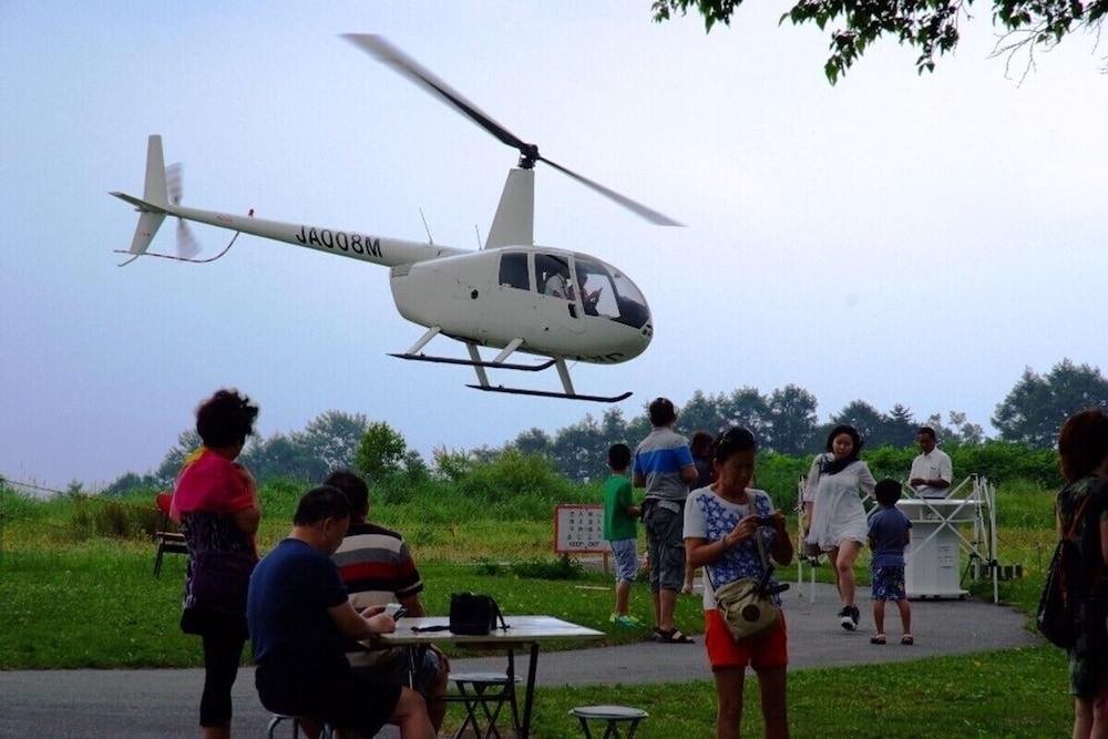 숙박 시설에서 보는 주변 전망