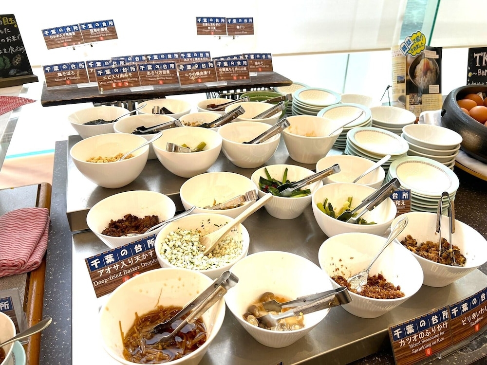 뷔페 아침 식사