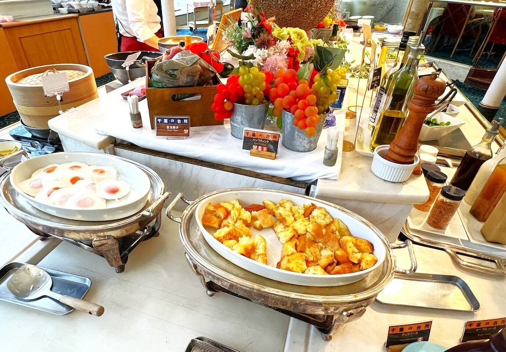 뷔페 아침 식사