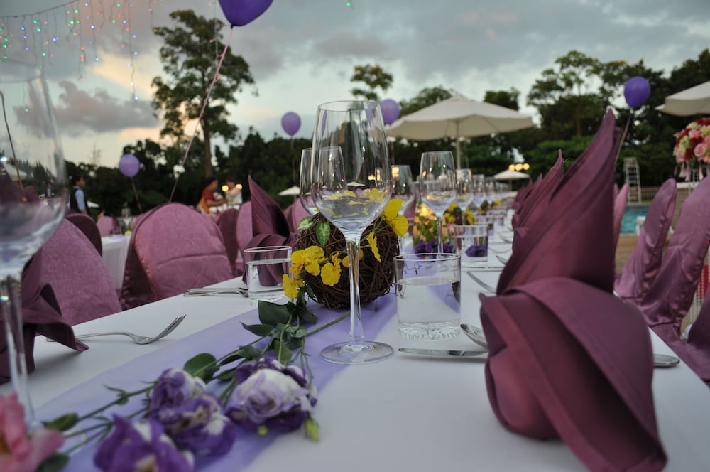 야외 결혼식 공간