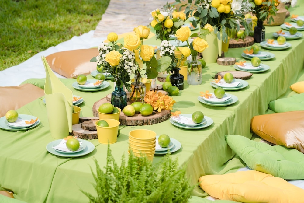 야외 결혼식 공간