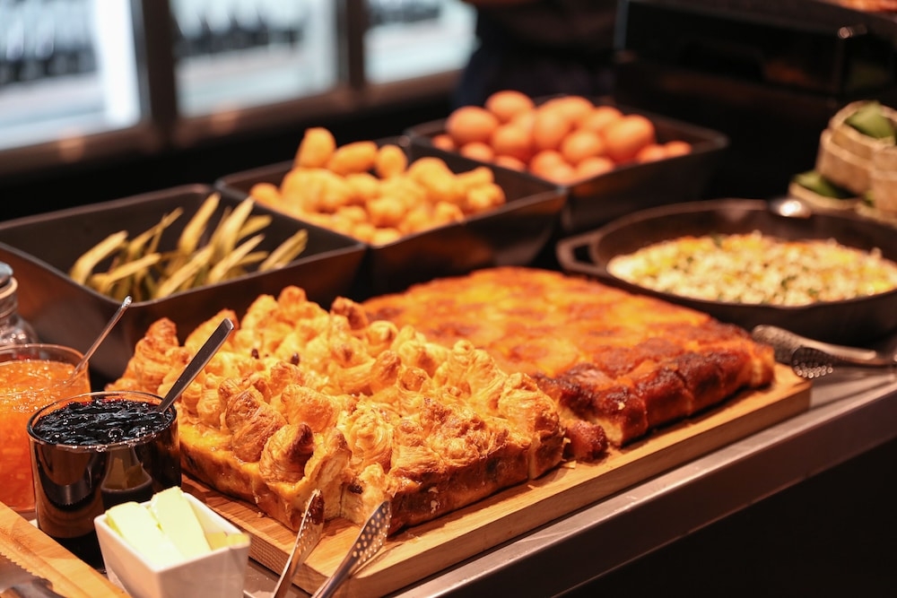 뷔페 아침 식사