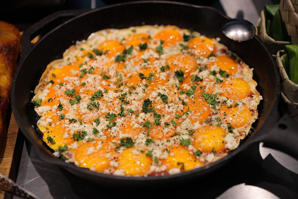 뷔페 아침 식사