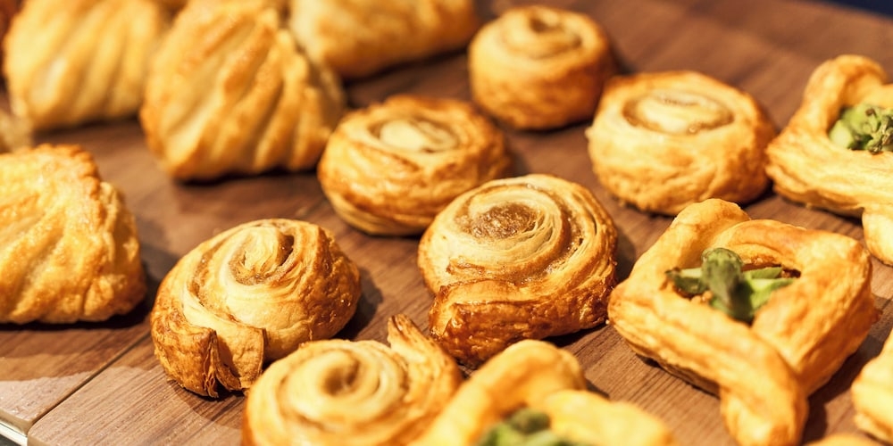 뷔페 아침 식사