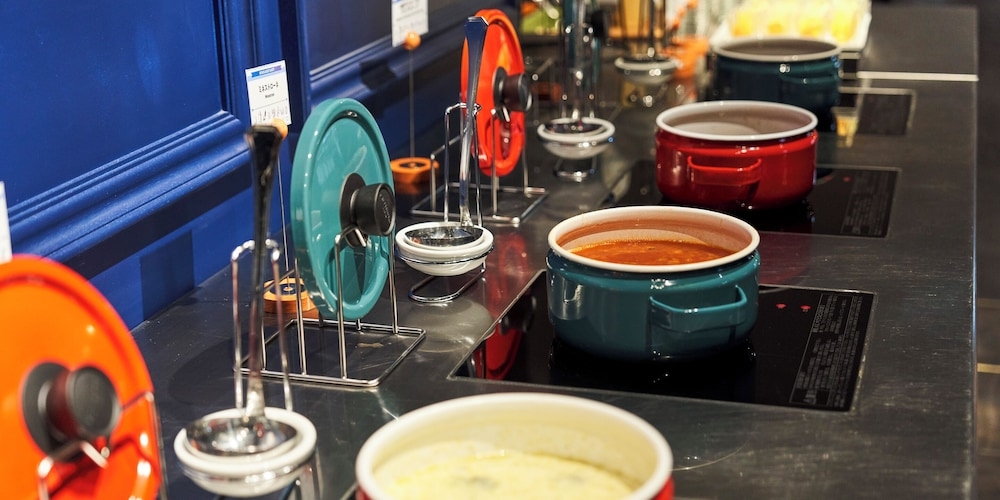 뷔페 아침 식사