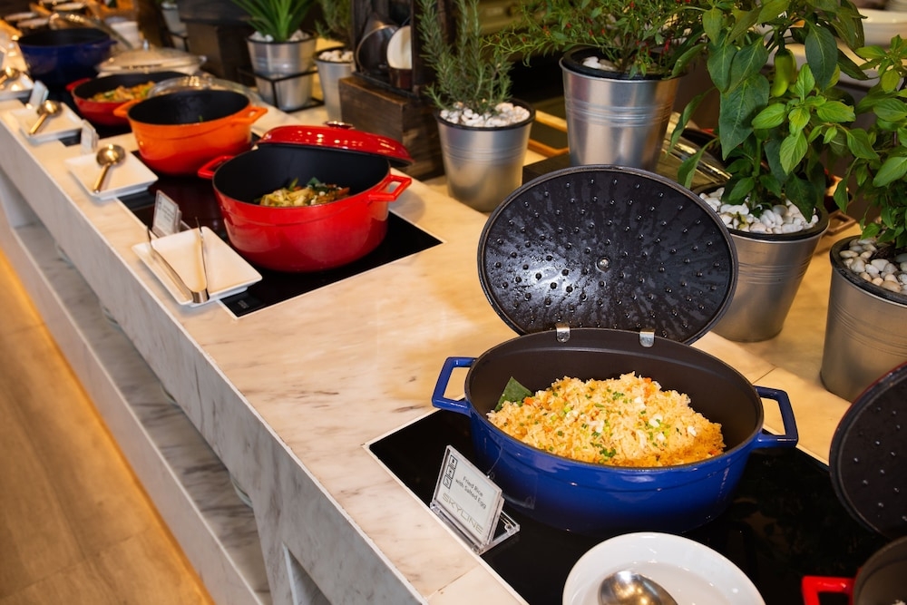 뷔페 아침 식사