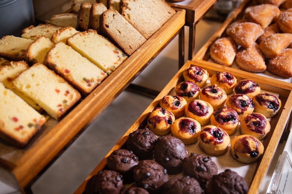 뷔페 아침 식사