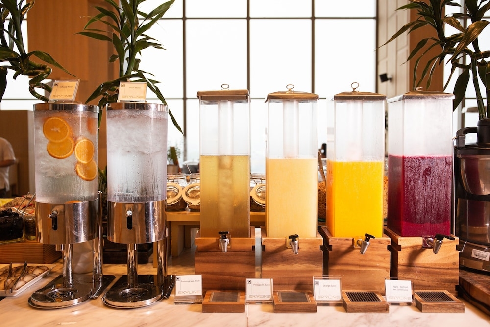 뷔페 아침 식사