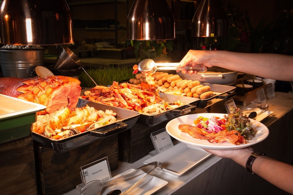 뷔페 아침 식사