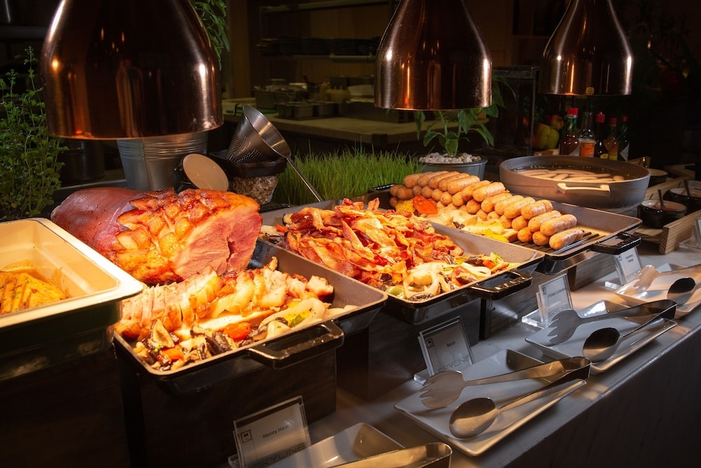 뷔페 아침 식사