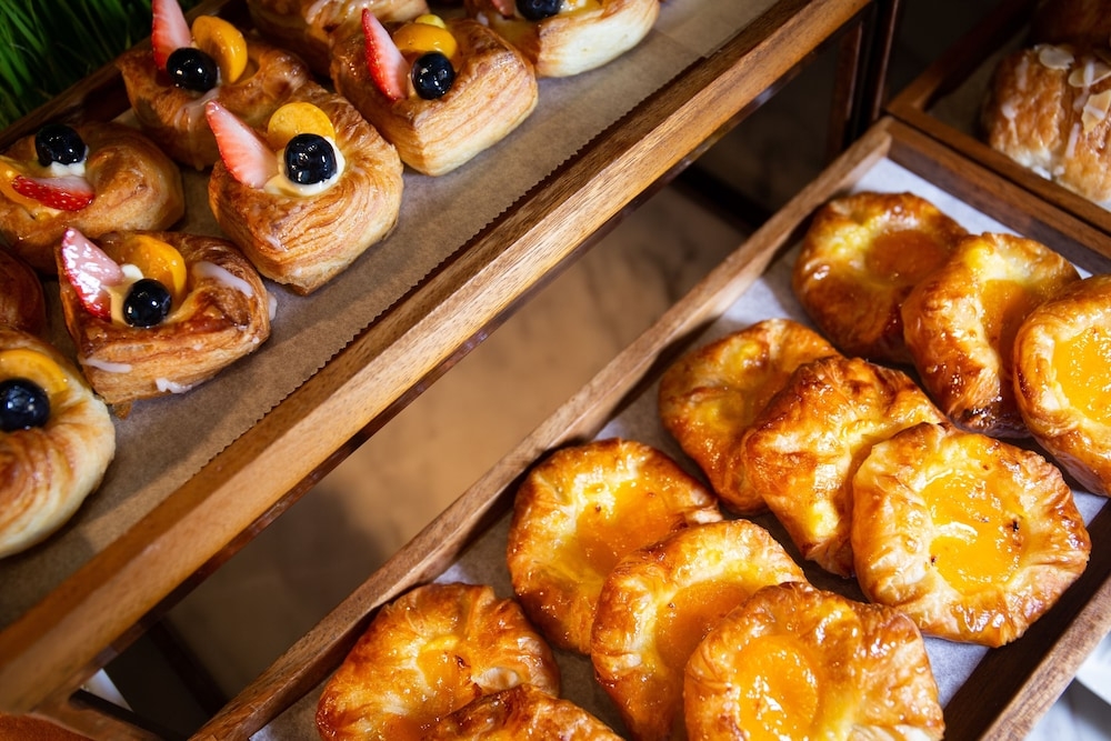 뷔페 아침 식사