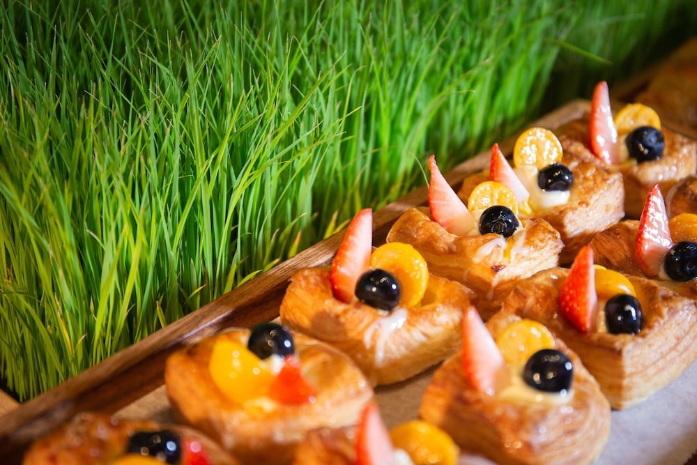 뷔페 아침 식사