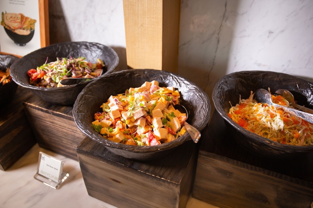 뷔페 아침 식사