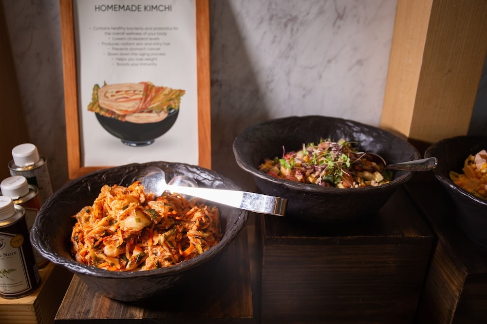 뷔페 아침 식사