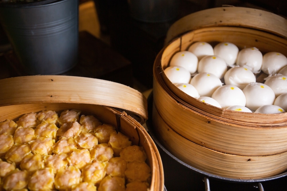 뷔페 아침 식사