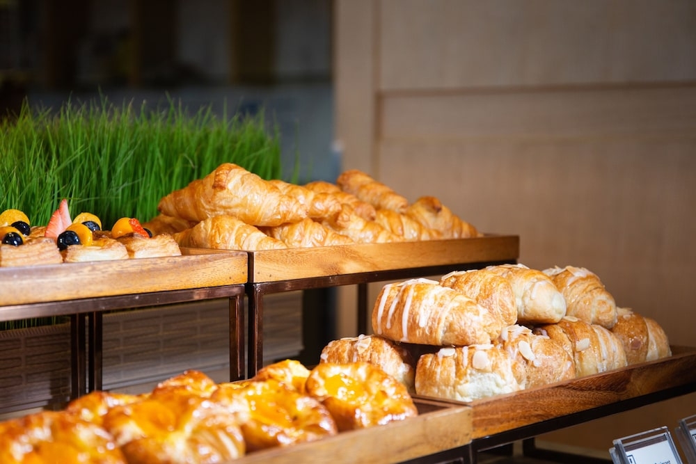 뷔페 아침 식사