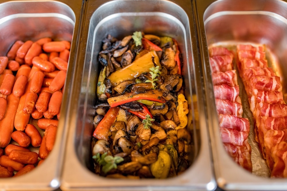 뷔페 아침 식사