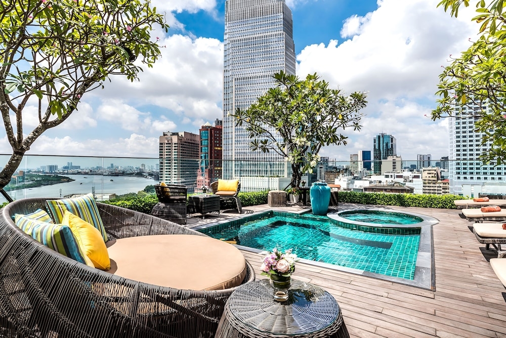 야외 스파 욕조