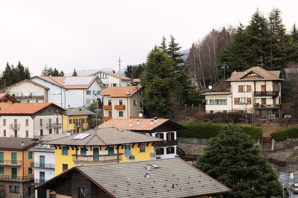 숙박 시설에서 보는 시내 전망