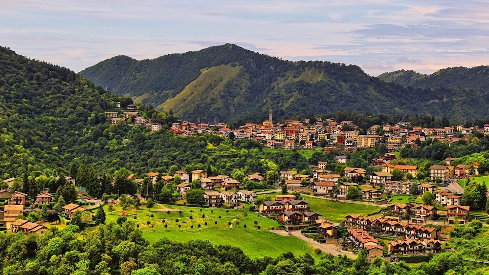 숙박 시설에서 보는 시내 전망
