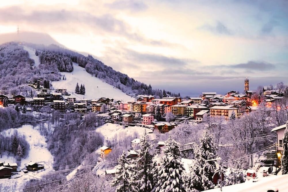 숙박 시설에서 보는 시내 전망