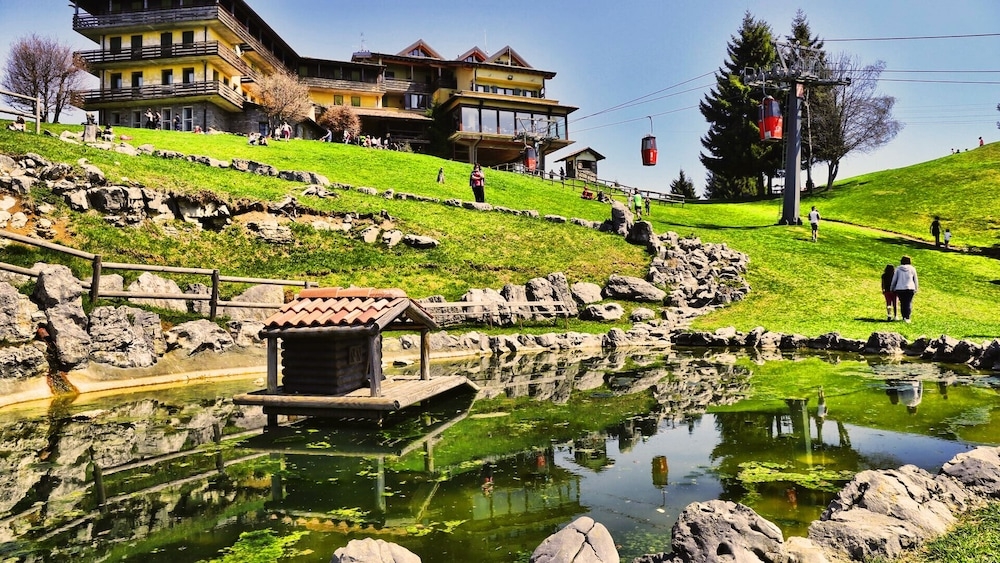 숙박 시설에서 보는 시내 전망