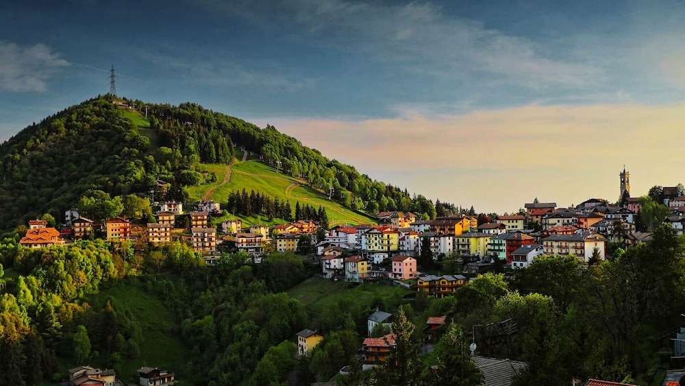 숙박 시설에서 보는 시내 전망