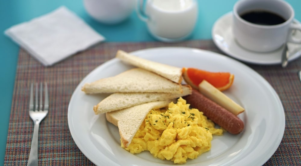 뷔페 아침 식사