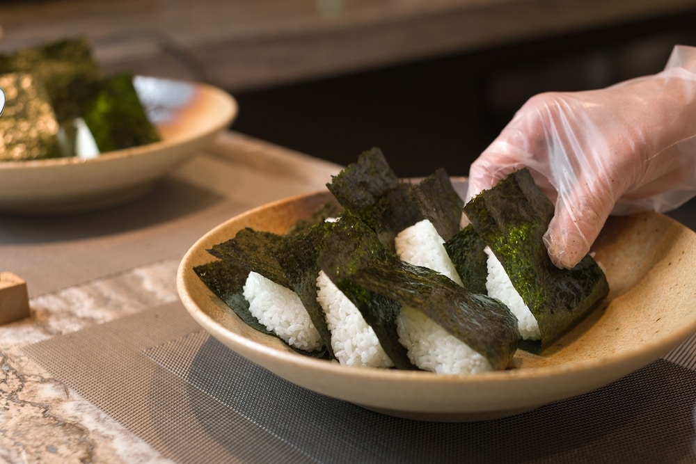 뷔페 아침 식사