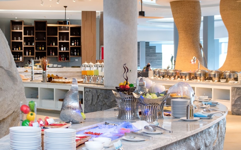 뷔페 아침 식사