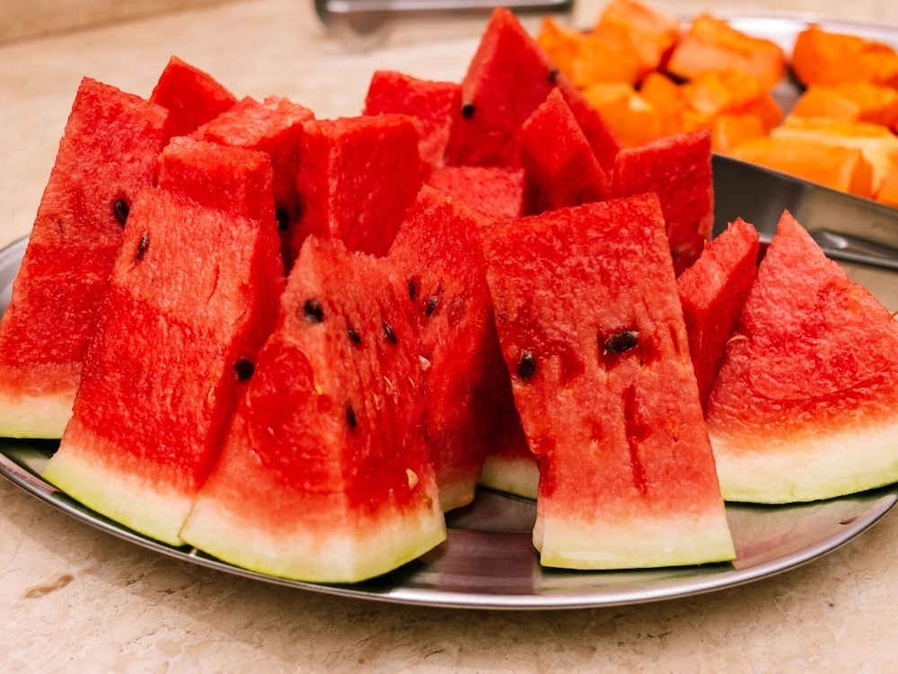 뷔페 아침 식사