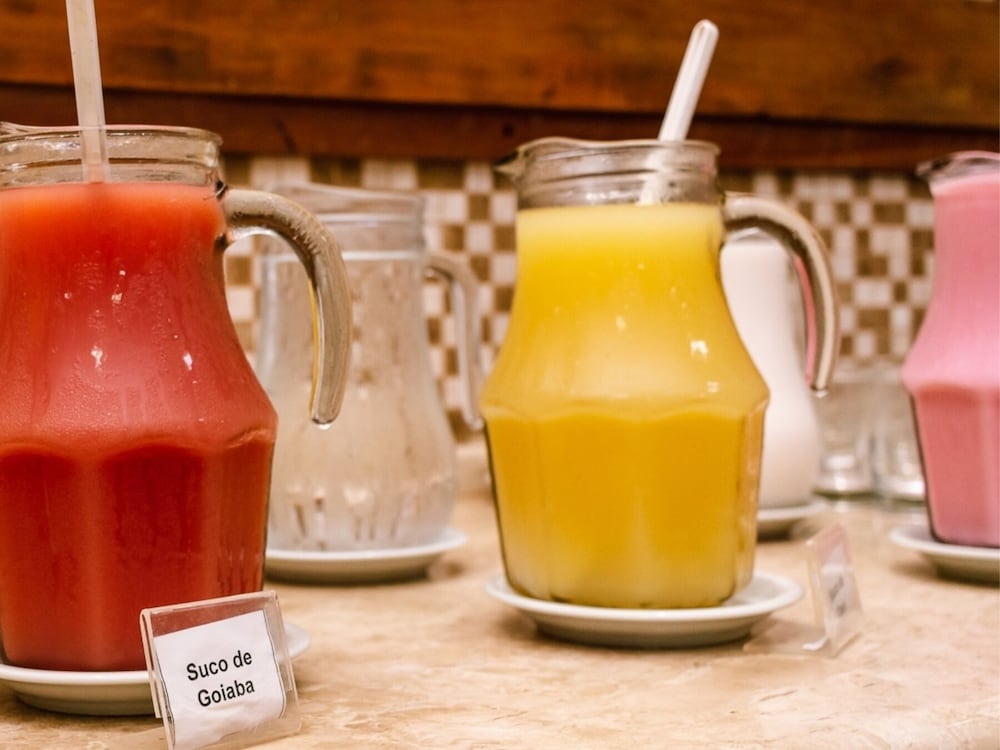 뷔페 아침 식사