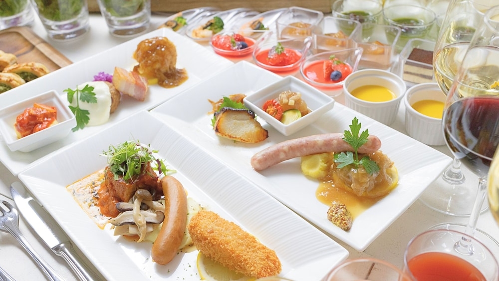 뷔페 아침 식사