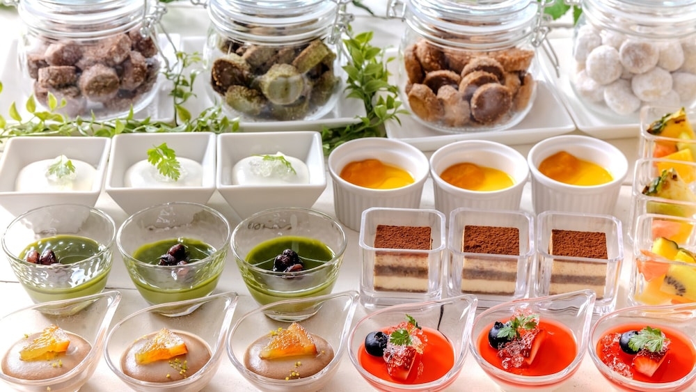 뷔페 아침 식사