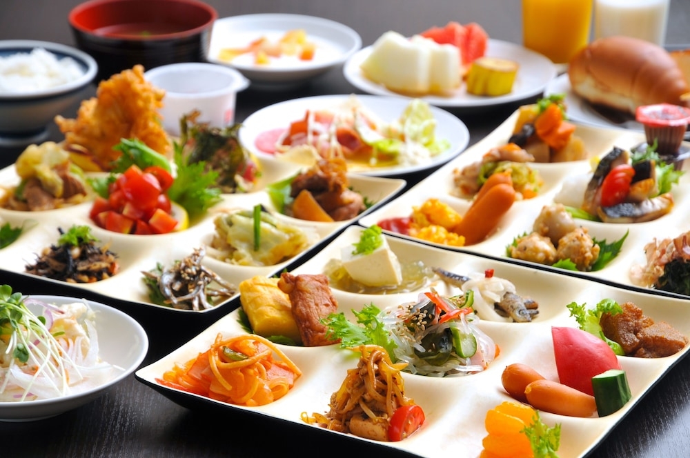 뷔페 아침 식사