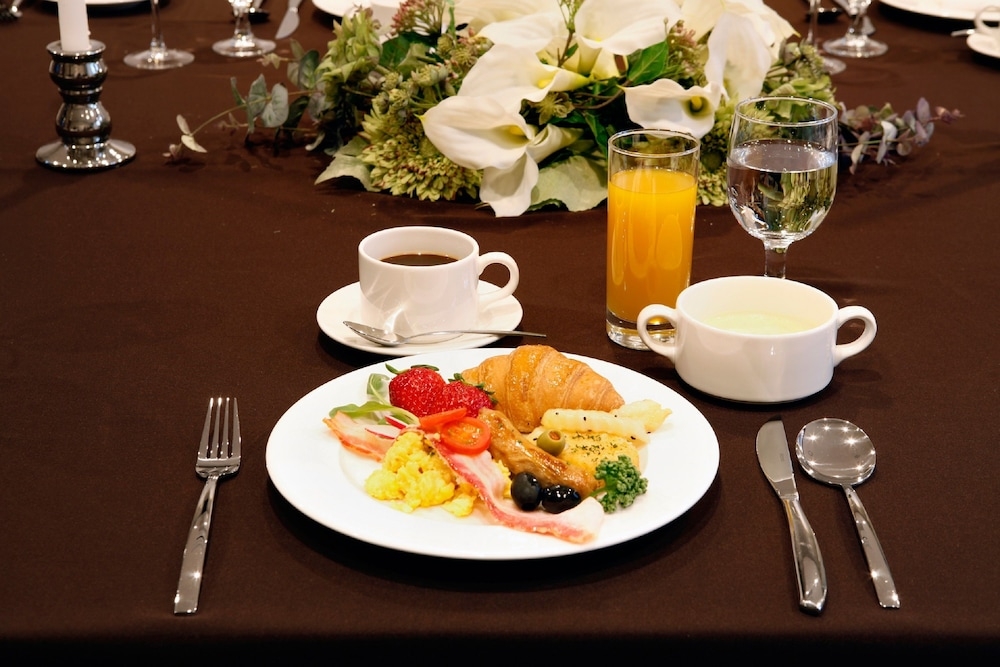 뷔페 아침 식사