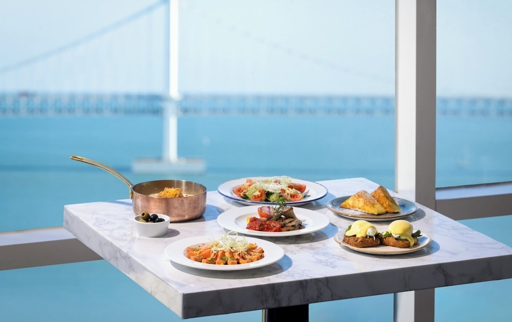 뷔페 아침 식사