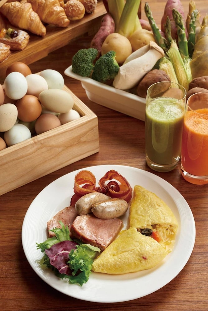 뷔페 아침 식사