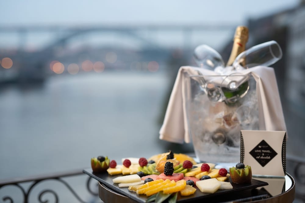 숙박 시설에서 보는 시내 전망